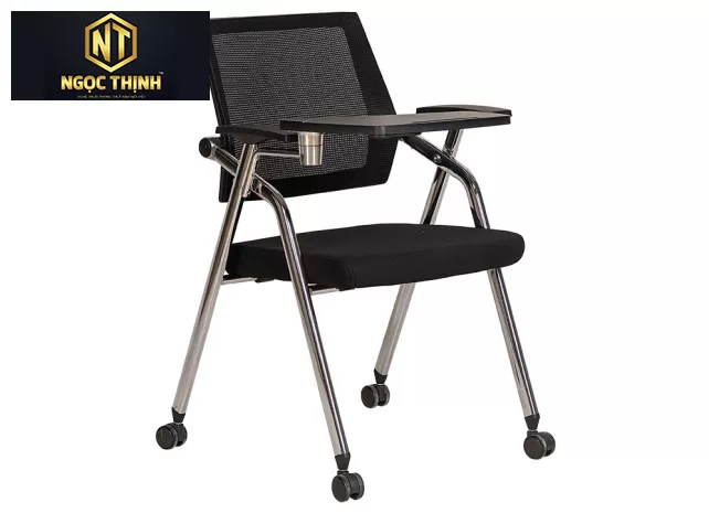 Ghế họp khung được bọc vải lưới và có bàn viết GL402XB Ghế họp khung được bọc vải lưới và có bàn viết GL402XB